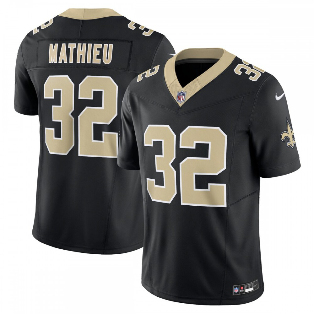 Tyrann Mathieu New Orleans Saints Nike Vapor F.U.S.E. Limited Jersey - Black-GridironStore